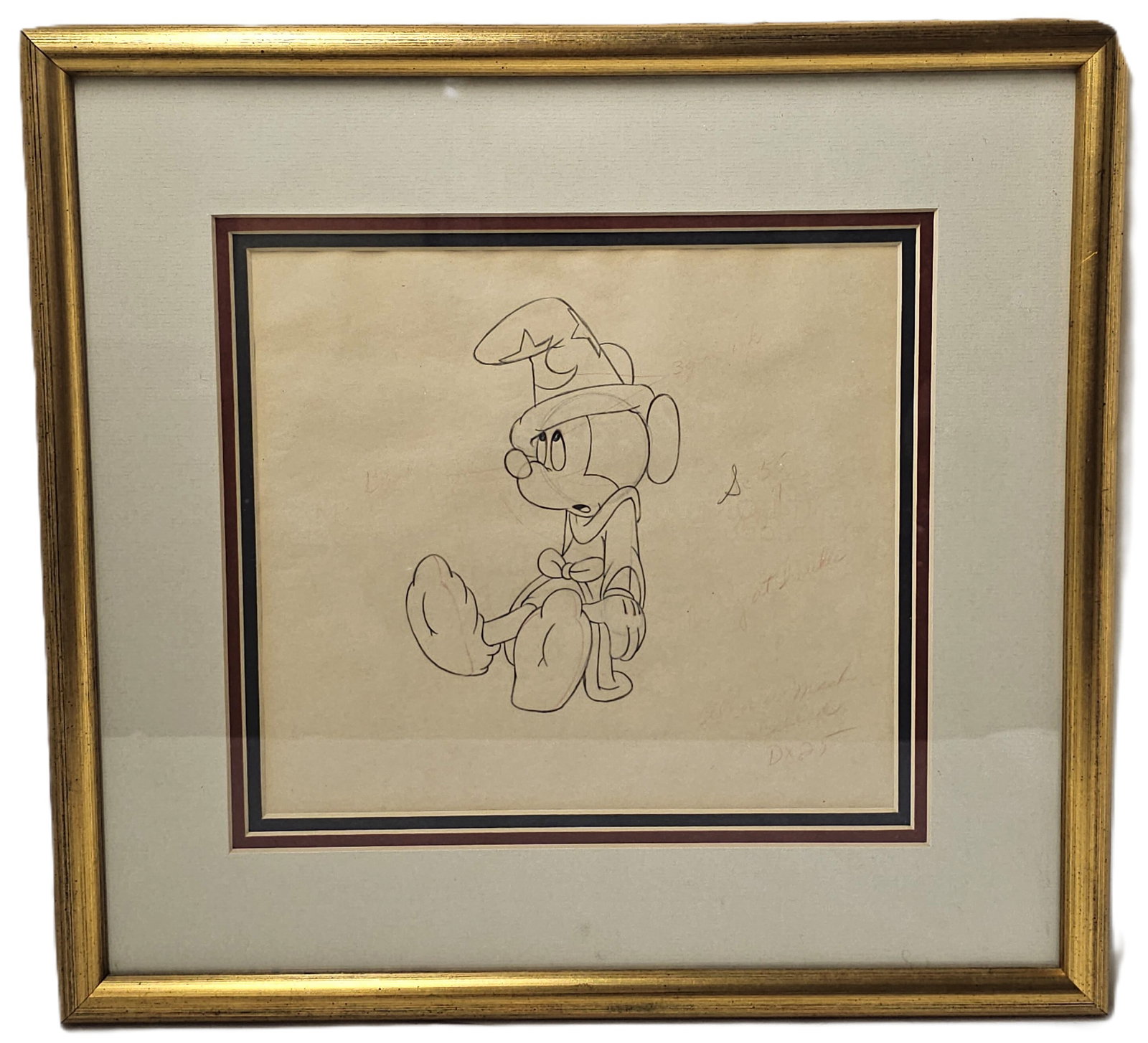 Mickey Mouse Orig Fantasia Production Cel 1940 Sorcerers Apprentice Walt Disney (1 of 6)