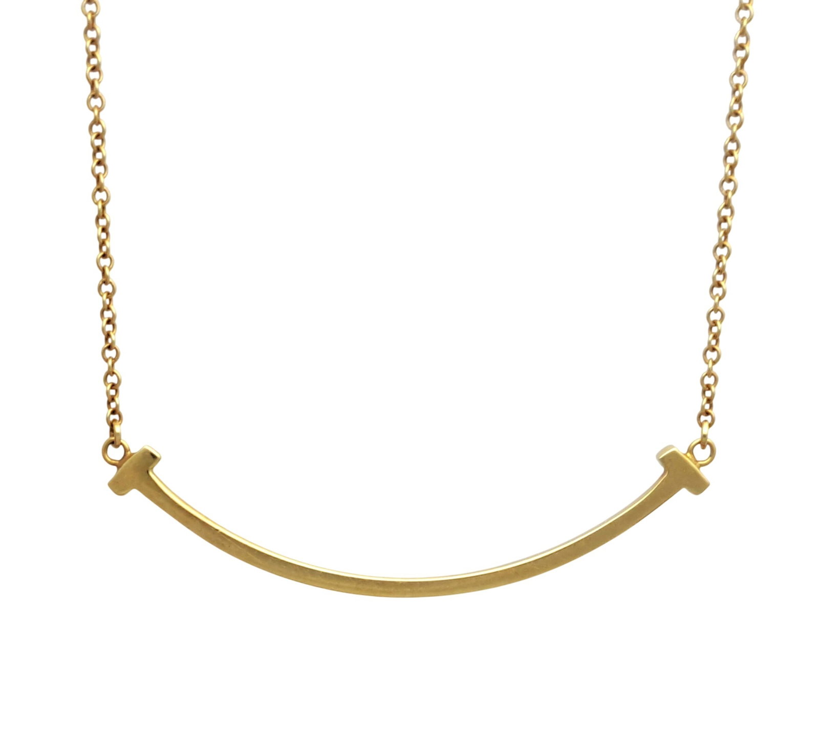 Tiffany & Co. 18k Yellow Gold "T" Adjustable Necklace: HFA DT73143 Described By: Mike NGED Title: Tiffany & Co. 18k Yellow Gold "T" Adjustable Necklace Description: Beautiful piece by Tiffany! Make it yours to