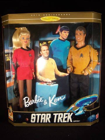 Barbie and Ken Star Trek gift set: Barbie and Ken Star Trek gift set 30th Anniversary Collectors Edition - New in Box