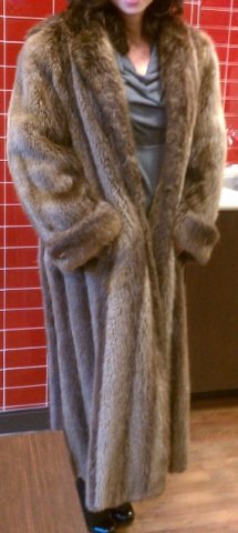 Full Length Mink Fur Coat: Full Length Mink Fur Coat