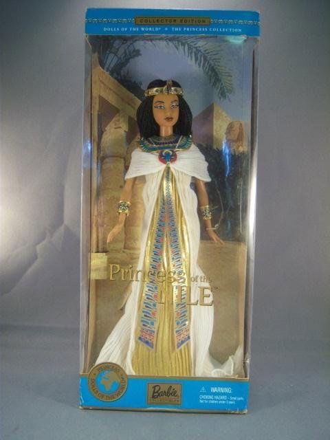 Vintage Princess of the Nile Barbie Collectibles: Vintage Princess of the Nile Barbie Collectibles - Dolls of the World The Princess Collection - In Good Condition - Mattel 53369
