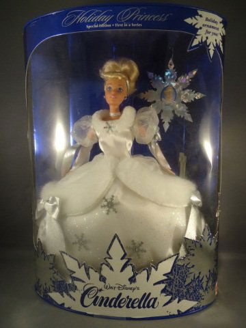 Holiday Princess Barbie Cinderella 1996: Holiday Princess Barbie Cinderella 1996 - Still in Box - Box Has Wear Due to Age