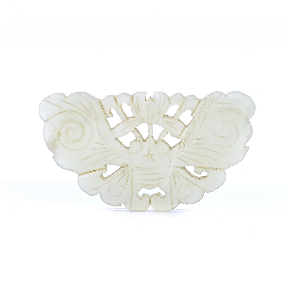 A Pale Celadon Jade Butterfly Pendant, Ming Dynasty (1 of 1)