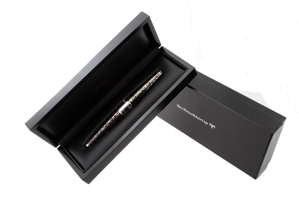 TechnoMarine Maori Ballpoint Pen: TechnoMarine Maori ball point pen. Decorative pen. Accompanied by a fitted TechnoMarine ballpoint pen box. Overall condition is very good.