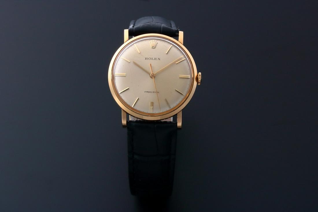Rolex Precision Watch 9659 18k Yellow Gold Vintage - Oct 19, 2019 | Baer \u0026  Bosch Auctioneers Inc in WY