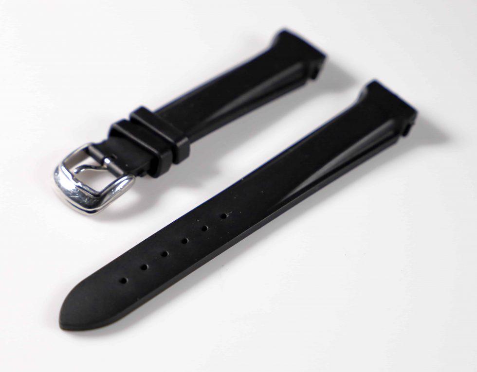 Franck Muller 16MM Rubber Strap Franck Muller Tang: Brand: Franck Muller Model: Rubber Strap Lug / Buckle Size Approximate: 16mm / 14mm Material: Rubber with stainless steel Franck Muller tang buckle Approximate Length Short / Long Side: �