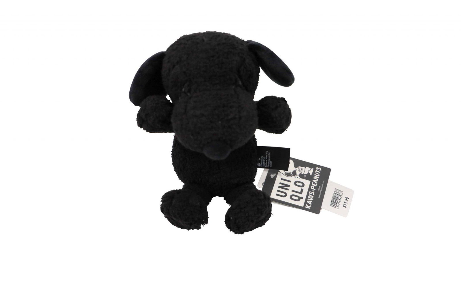 KAWS Peanuts Snoopy Plush Black (1 of 2)
