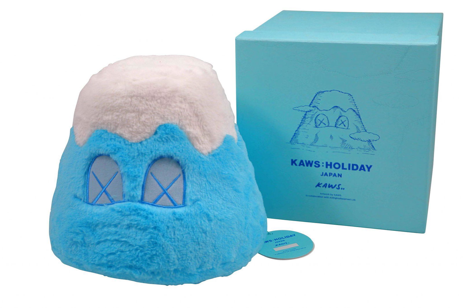 KAWS Holiday Japan Mount Fuji Plush Blue (1 of 1)