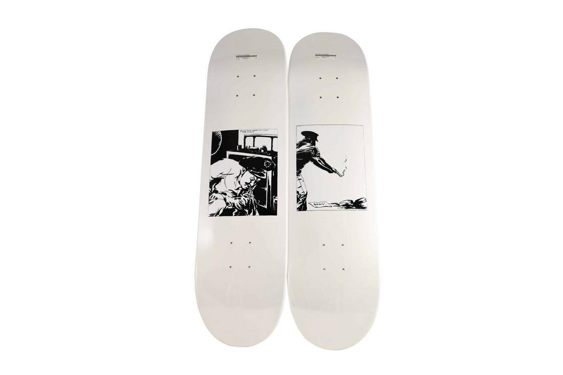 Raymond Pettibon x Supreme Skateboard Deck Set of 2 (1 of 2)