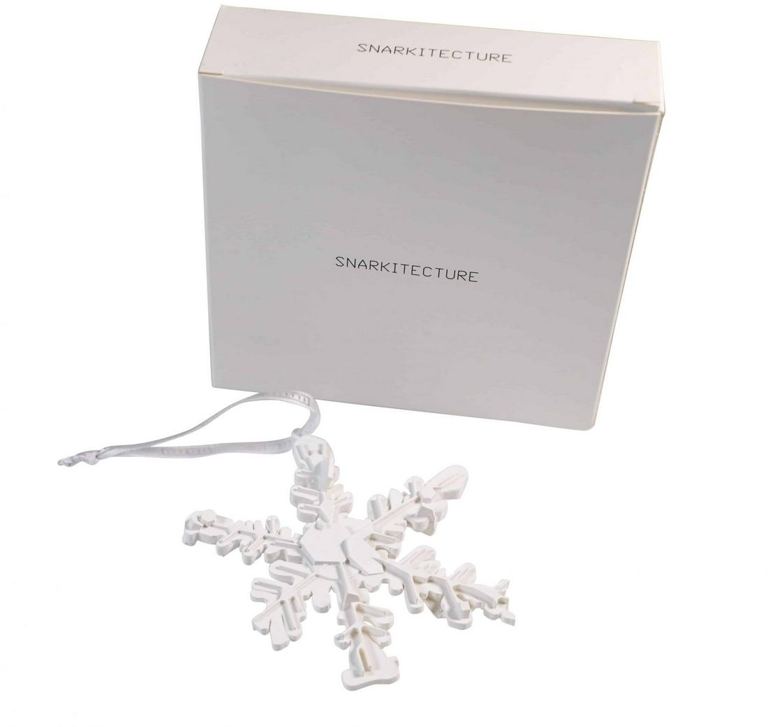 Daniel Arsham Snarkitecture Seletti Snowflake White: Artist: Daniel Arsham Title: Snowflake Medium: Resin Collaboration: Snarkitecture x Seletti Approximate Dimensions: 10cm height x 10.2cm width x 0.5cm depth Edition: 2019 Provenanc