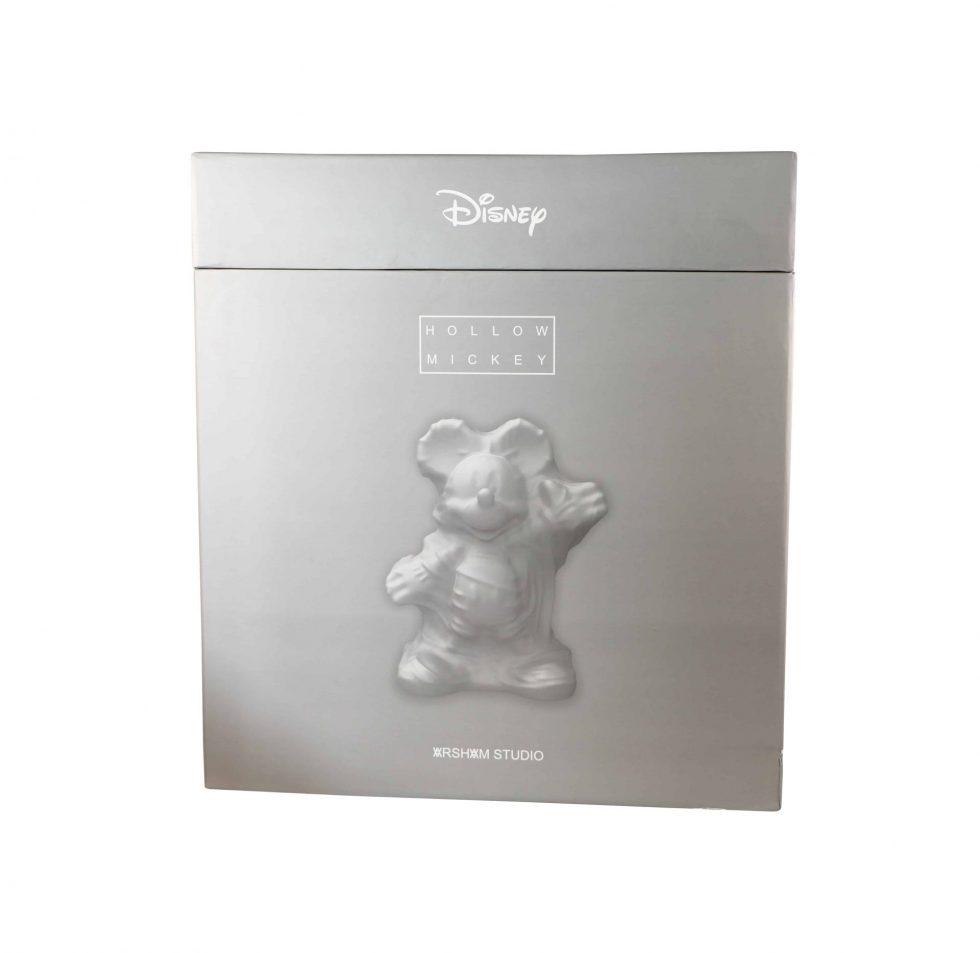 Daniel Arsham Hollow Mickey Resin Sculpture SEALED: Artist: Daniel Arsham Title: Hollow Mickey Medium: Opaque gray resin Collaboration: Disney x APPortfolio Approximate Dimensions Sculpture: 33cm x 30cm x 33.5cm Approximate Dimen