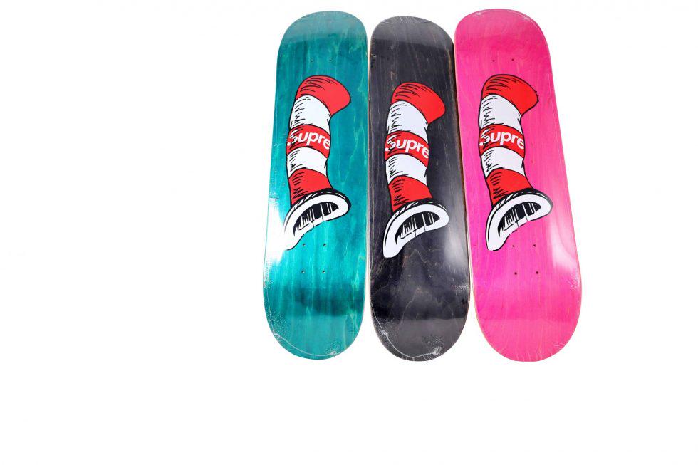 cat in the hat supreme skateboard