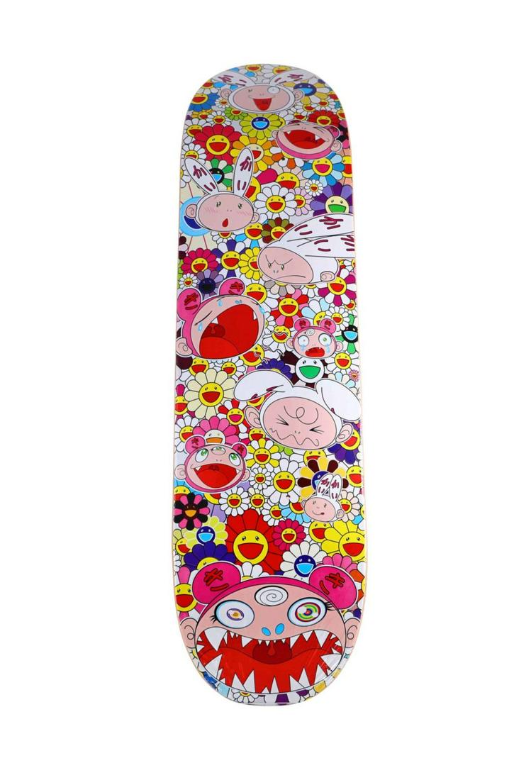 スケートボード Multi Flower 8.0 Skate deck/Red Multi Flower 8.0 Skate deck/Red