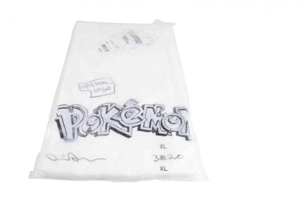 Daniel Arsham Pokemon 3020 Crystal Logo T Shirt White: Artist: Daniel Arsham Title: Pokemon 3020 Crystal Logo Tee Shirt in White Collaboration: Pokemon x Uniqlo Size: XL Edition: 2020 Provenance: Private collection Condition Repor