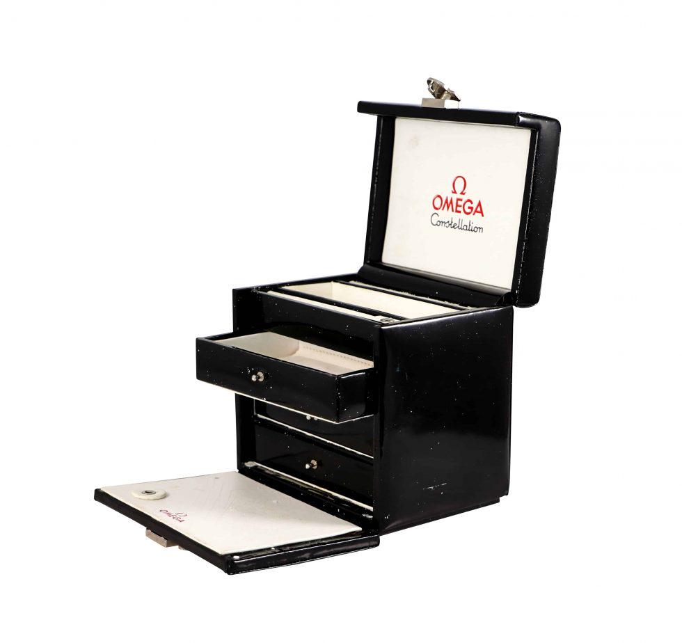 Unusual Vintage Omega Watch Box With Trays (1 of 4)