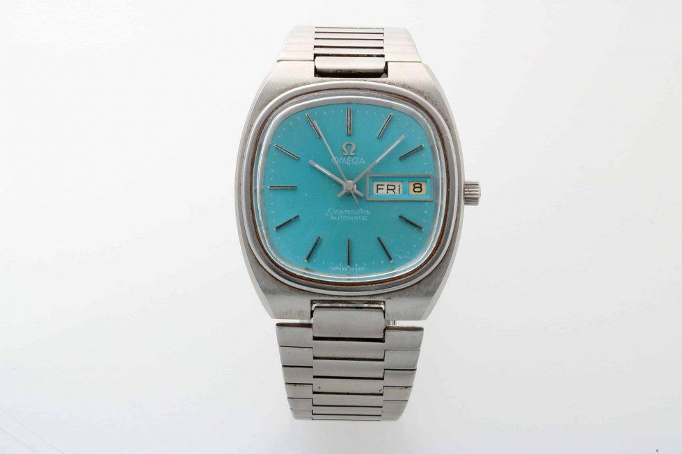 Omega Seamaster Day Date Blue Dial Watch Vintage (1 of 5)