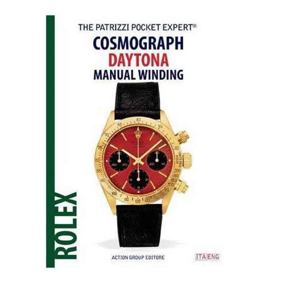Rolex Cosmograph Daytona Book by Osvaldo Patrizzi: Description: Rolex Cosmograph Daytona Manual Winding watch book by Osvaldo Patrizzi formally of Antiquorum Auctioneers. Condition: Has some minor wear throughout due to normal usage, age, and storage