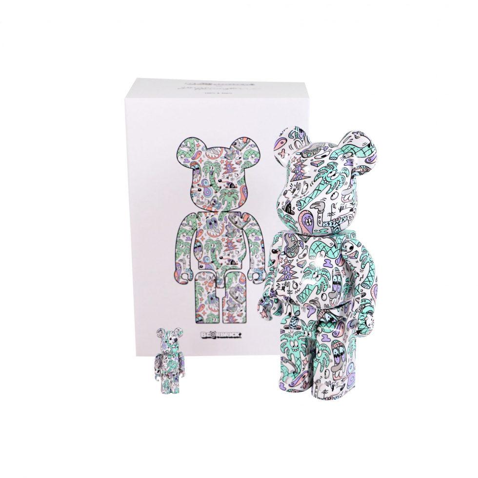 Steven Harrington Coastline Bearbrick 400% and 100 % (1 of 2)