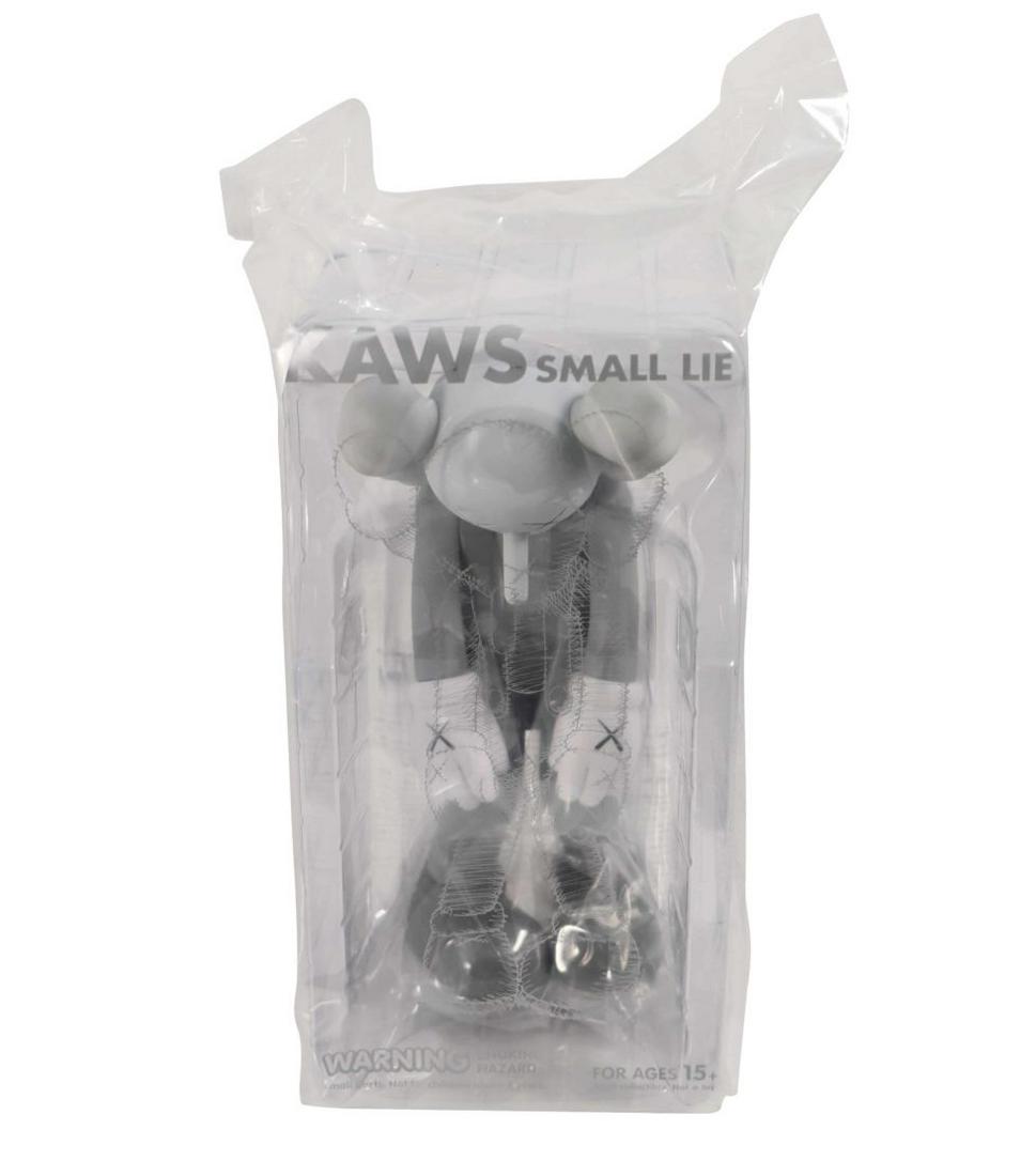 KAWS Small Lie Gray Vinyl Figure Sealed (1 of 3)