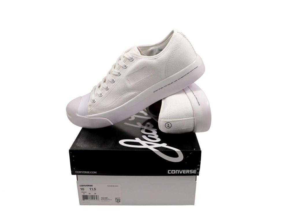 Converse JP Modern Ox White Sneakers 160158C Size 10: Artist: Converse Title: Jack Purcell Modern Ox White 160158C Medium: Canvas Size: 10 US Edition: 2017 Provenance: Private collection Condition Report: New. Never been