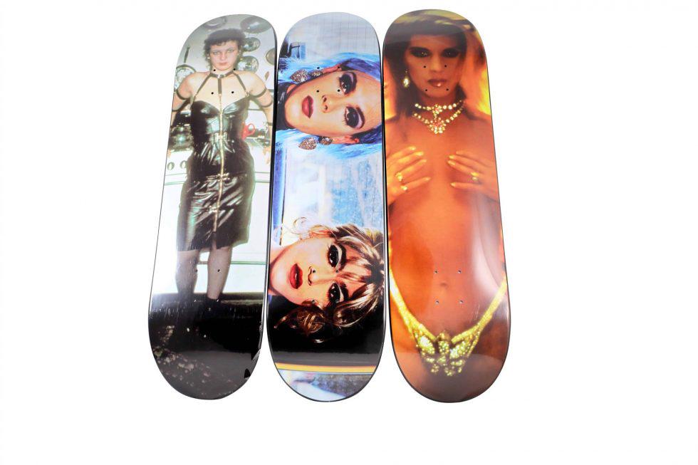 Denial Supreme Vuitton Smashup Pill Skateboard Deck (Edition of 75) Blue