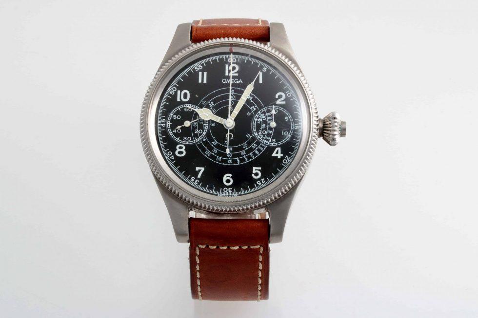 Vintage Omega One Button Chronograph Watch (1 of 6)