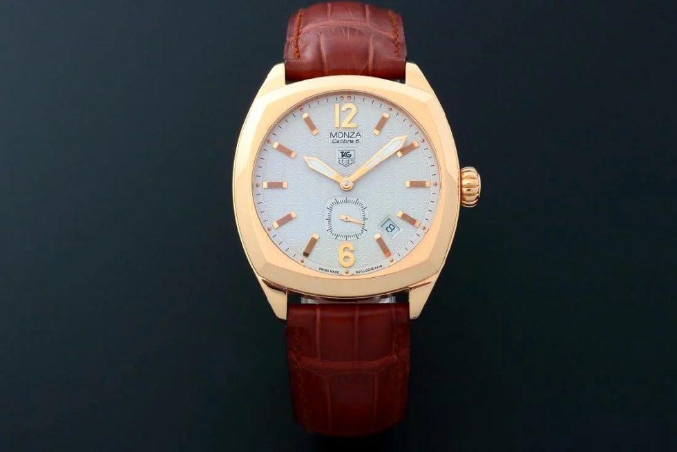 18k Pink Gold Tag Heuer Monza Watch #WR5140 Limited Edition (1 of 5)