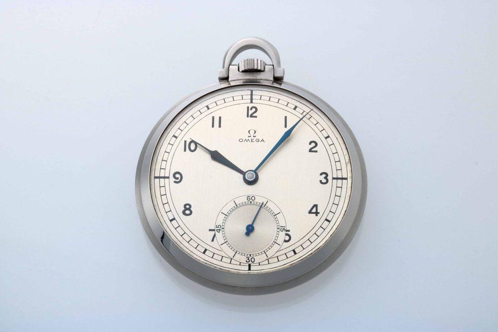 Vintage Omega Sub Seconds Pocket Watch Art Deco Style Dial (1 of 3)