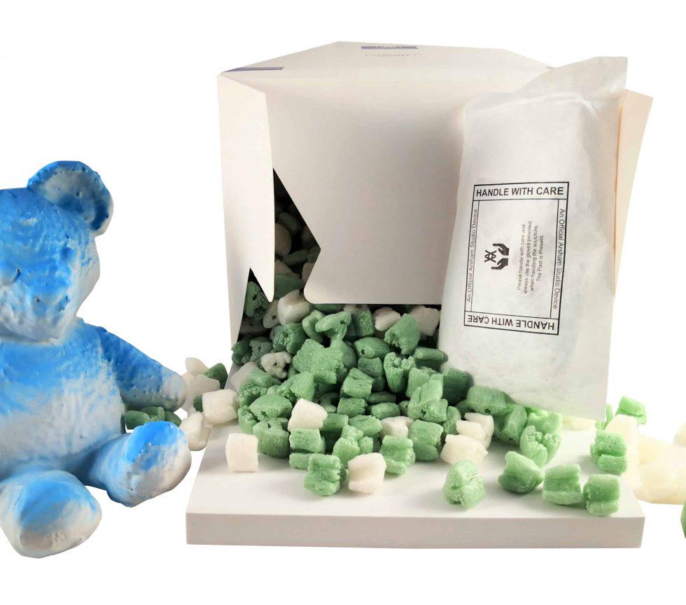Daniel Arsham Cracked Blue Bear Sculpture Limited Edition (1 of 5)
