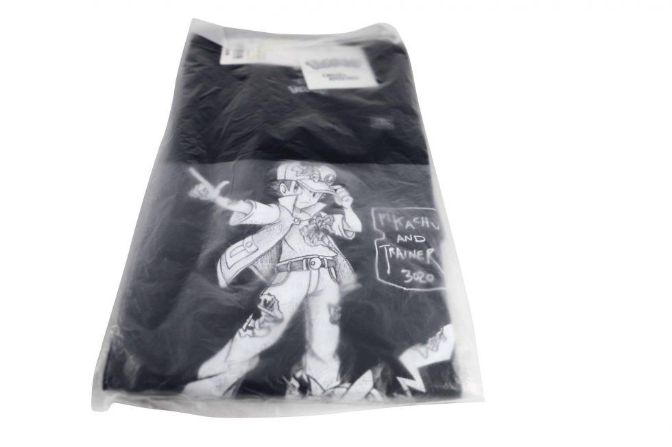Daniel Arsham Pokemon Pikachu And Trainer 3020 T Shirt Black XL: Artist: Daniel Arsham Title: Pokemon Pikachu And Trainer 3020 Tee Shirt in Black Collaboration: Pokemon x Uniqlo Size: XL Edition: 2020 Provenance: Private co