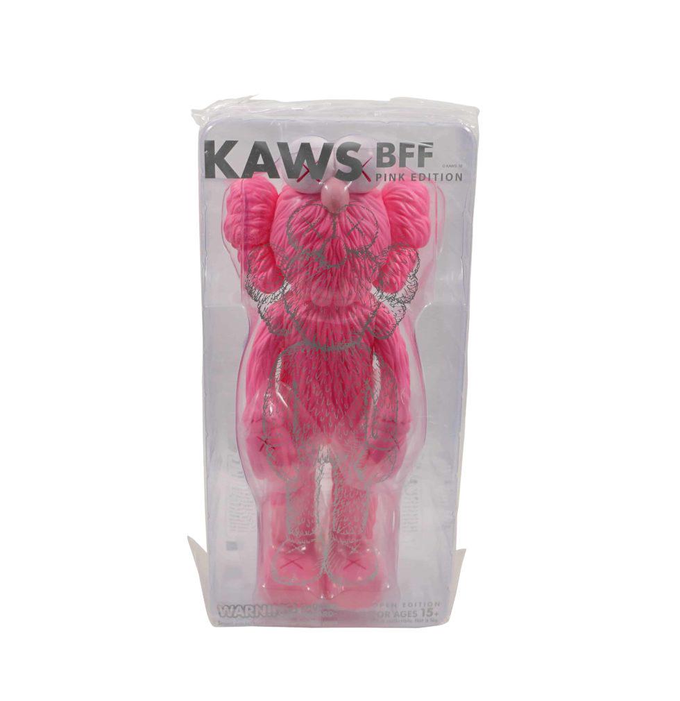KAWS BFF Pink Vinyl Figure SEALED (1 of 3)