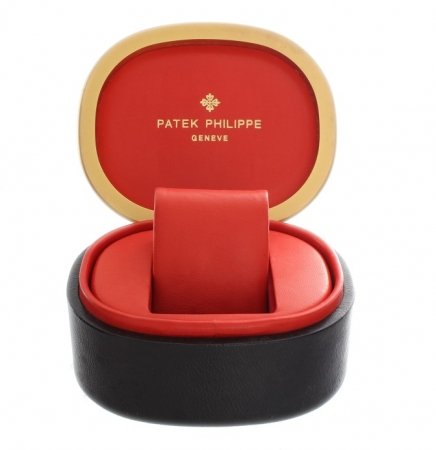 Vintage Patek Philippe Nautilus Leather Box: Vintage leather Patek Philippe watch box. Used with vintage Patek Philippe wristwatches.