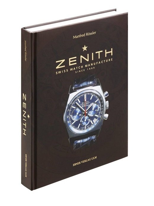 Zenith Watch Book By Manfred Rossler: "Zenith: Swiss Watch Manufacture Since 1865" by Manfred Rossler. A long history that began in Le Locle, in the mountains of the Swiss canton of Jura, cradle of great Swiss watchmaking. As early as 177