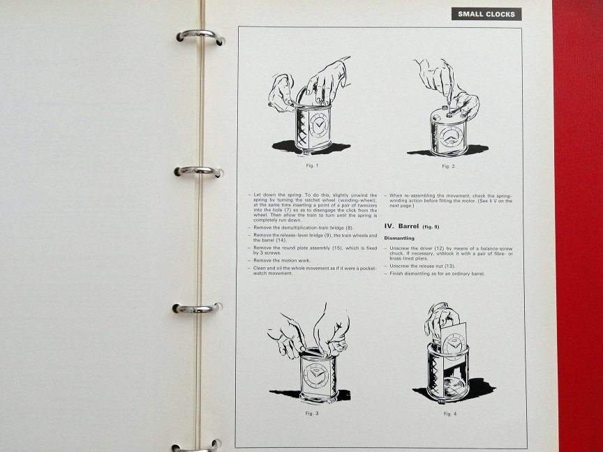 Patek Philippe Master Service Manual Pratice Guide: Patek Philippe Geneve "Service Manual and Practical Guide" book in a binder catalog form. It is used as a guide for Patek Philippe watch repairs. It covers calibres for ladies watches, calibres for me