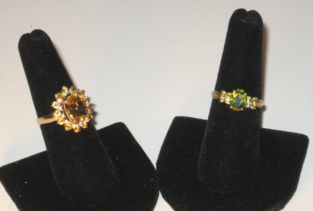 Two 10K gold rings, (1 of 2)