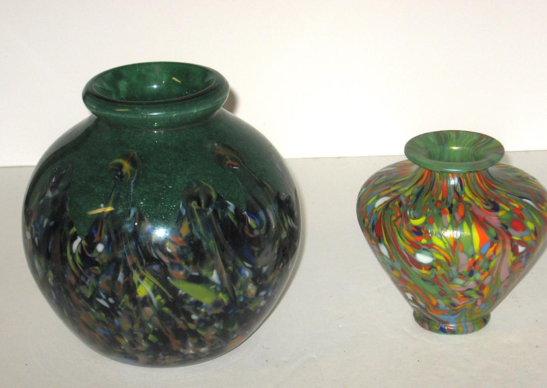 Attributed Vsart Art glass vase (1 of 5)