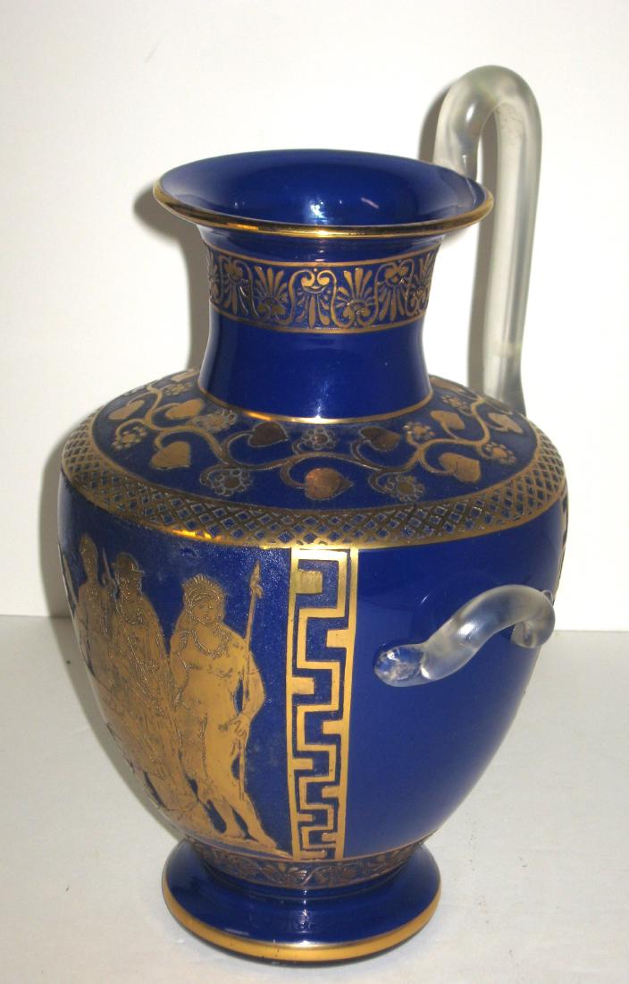 Loetz two handle Etrusk cameo glass vase, (1 of 6)