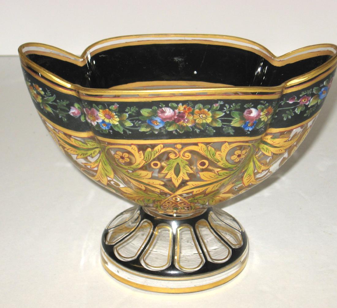 Lobmeyr footed glass compote, (1 of 4)