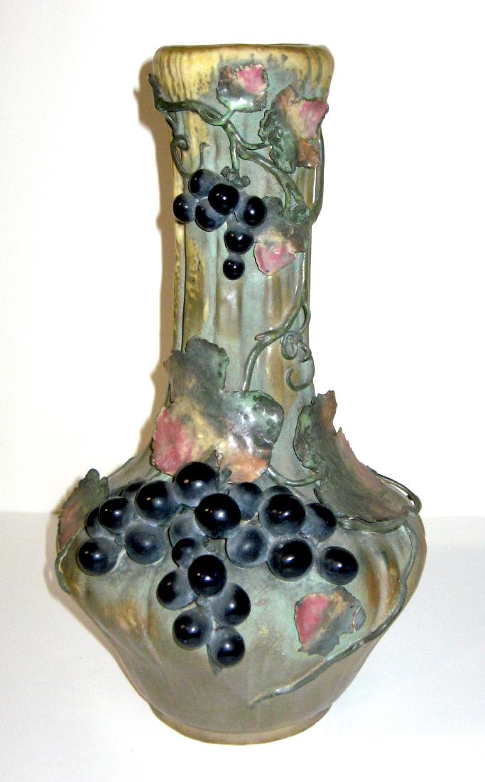 Amphora earthen ware pottery vase, (1 of 7)