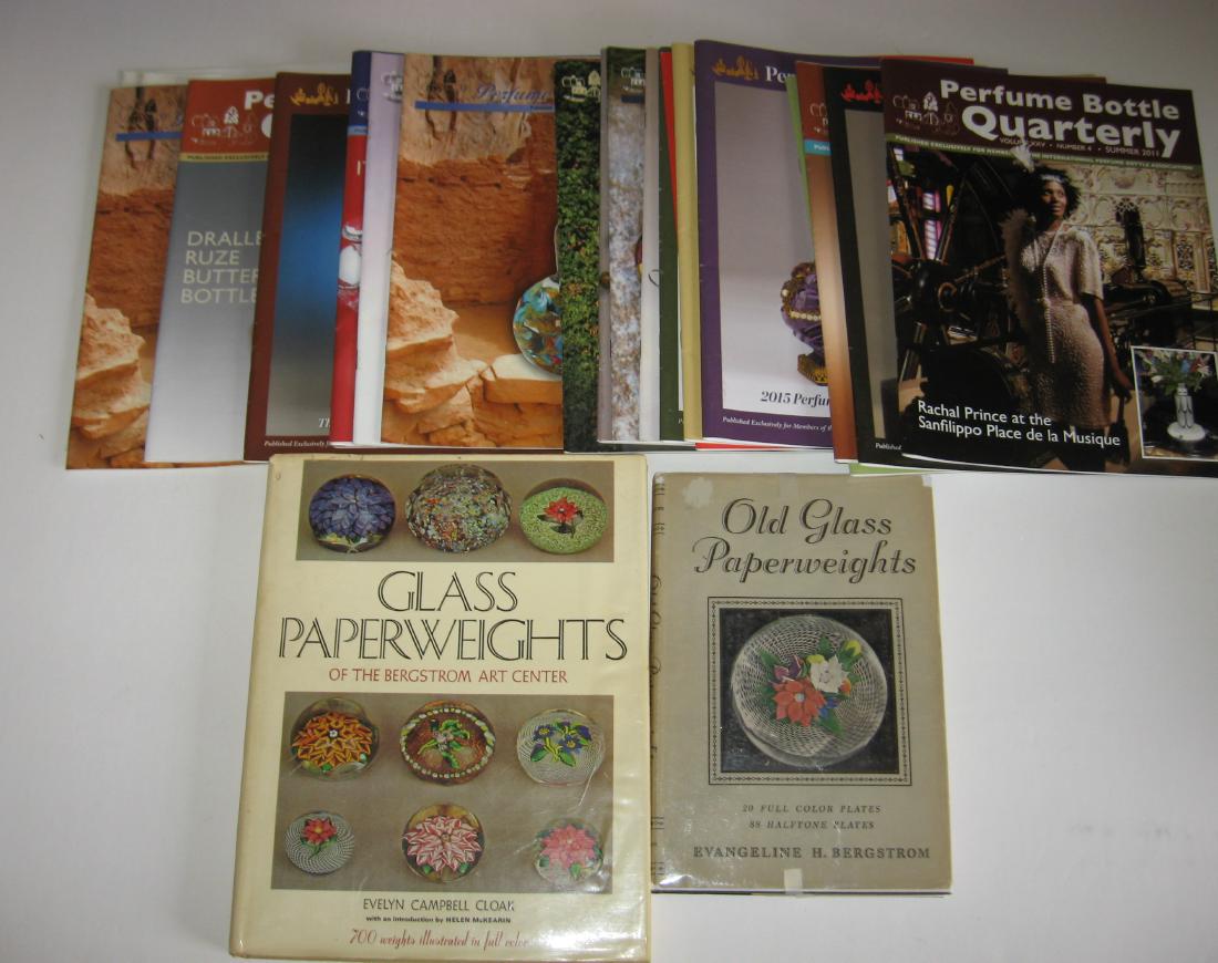 Books and magazines paperweights/perfumes, (1 of 6)