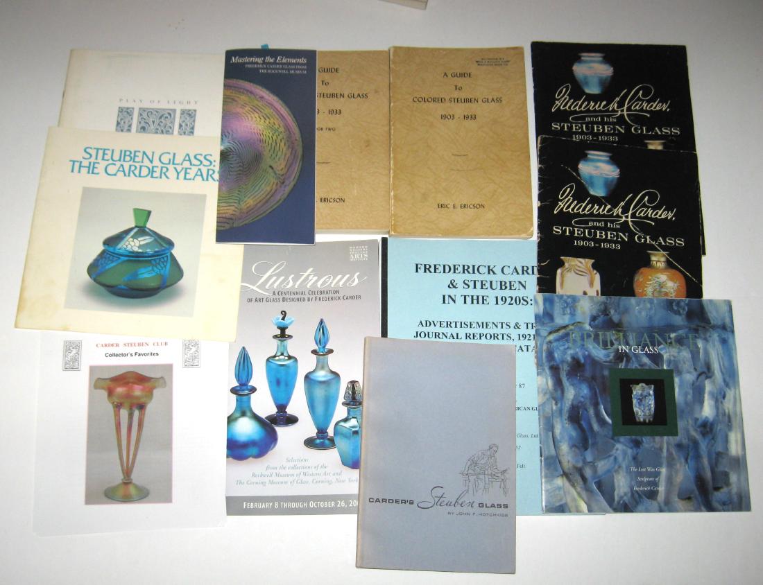 Group of 11 books and brochures on Steuben (1 of 3)