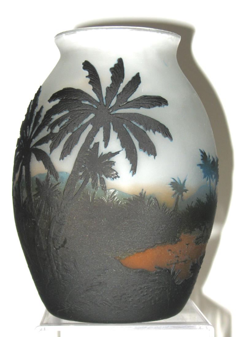 Muller Freres French cameo vase, (1 of 6)