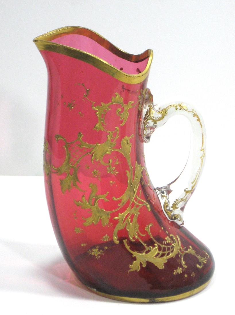 Moser cranberry glass water pitcher, Sep 28, 2017 Jaremos in OK