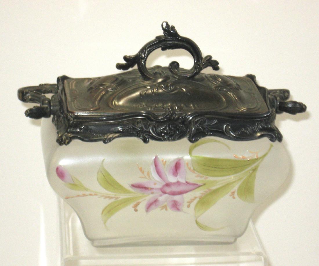 Mount Joy enameled cracker jar, (1 of 4)