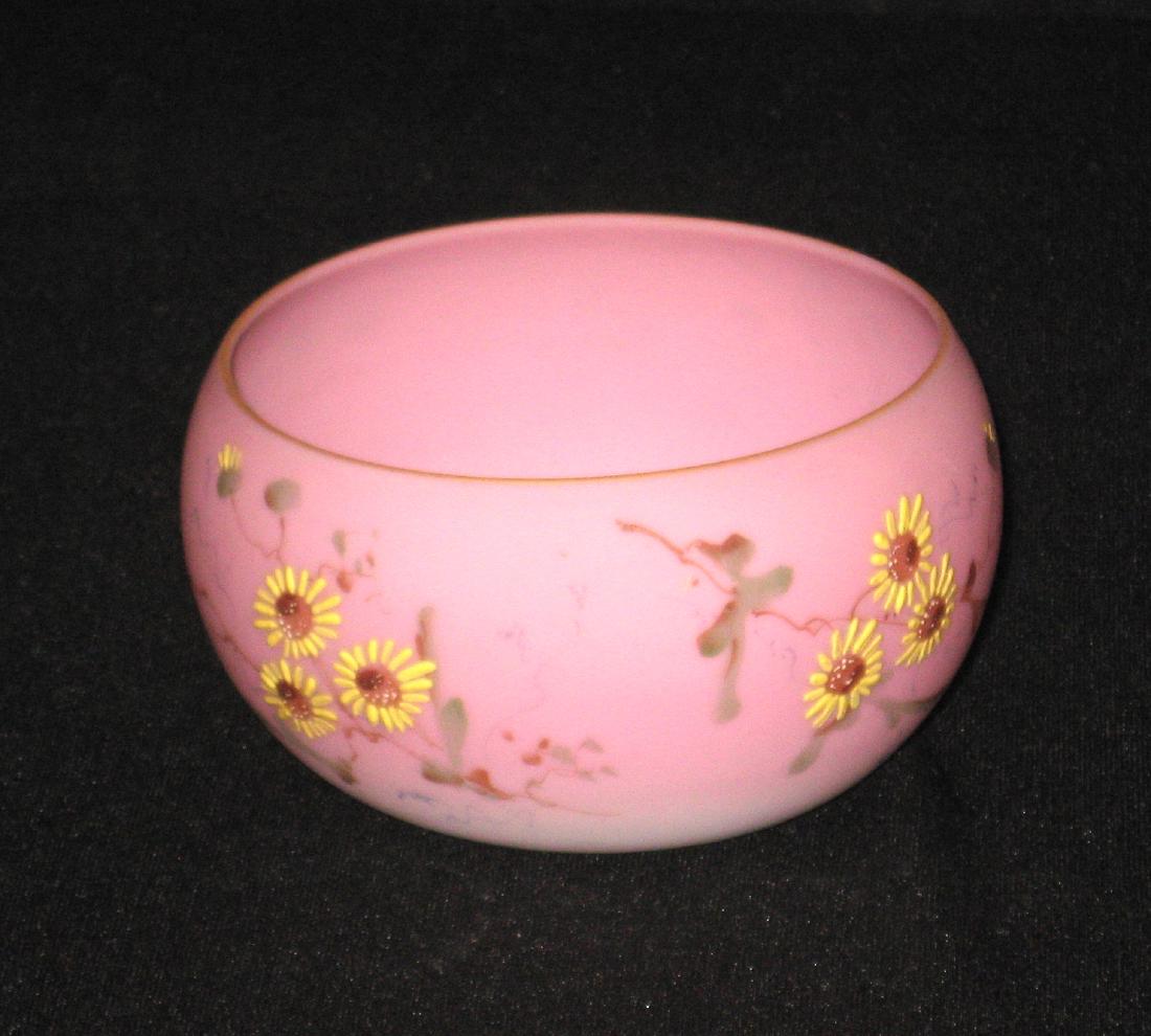 Rare Mt. Washington Peachblow bowl, (1 of 6)