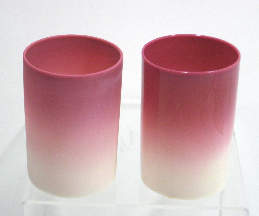 Two New England Peachblow tumblers (1 of 5)
