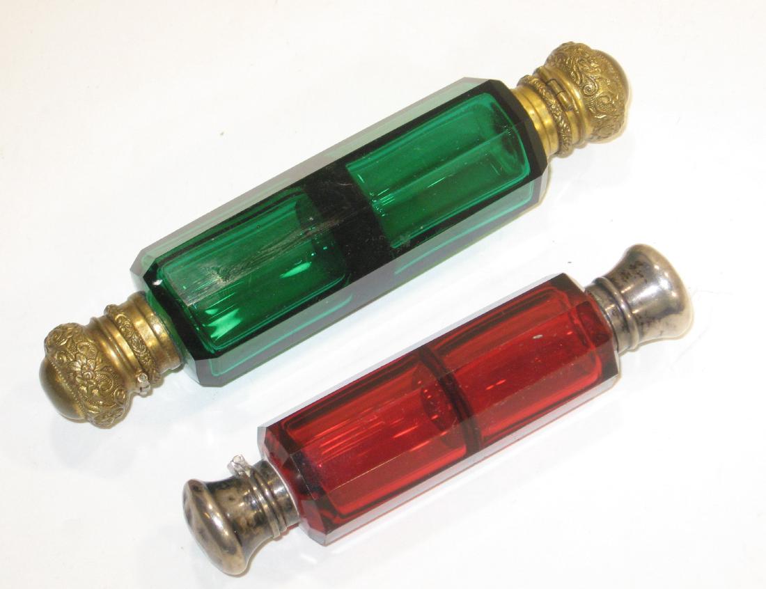 Two lay down double perfume bottles, (1 of 4)