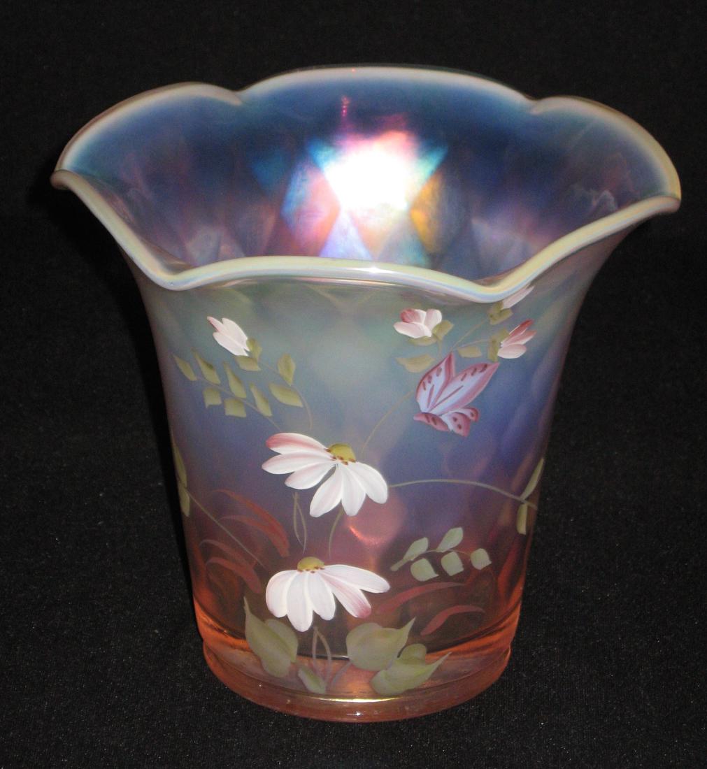 Shelly Fenton art glass vase, (1 of 4)