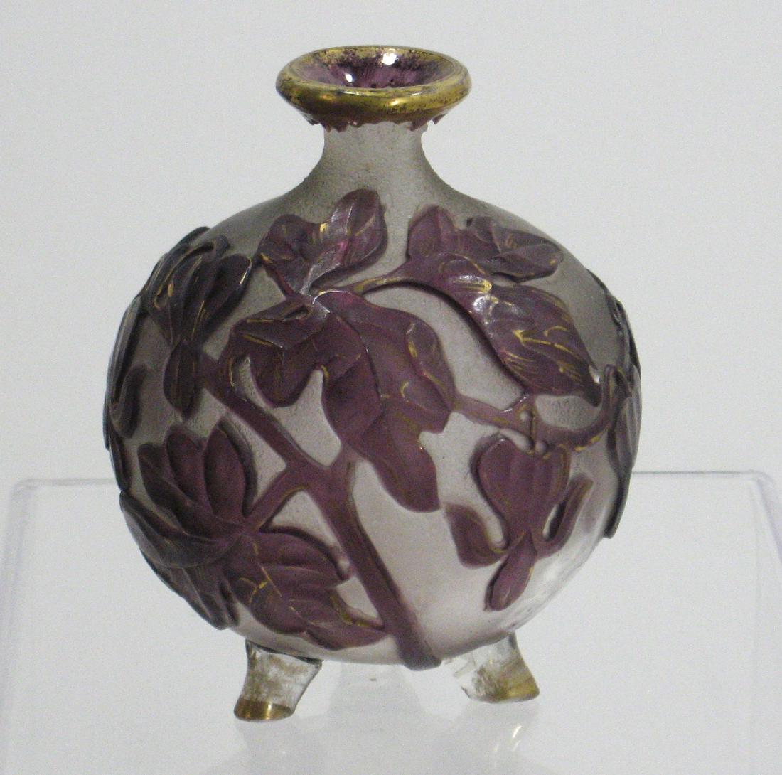 Burgun Schevere French Cameo glass vase (1 of 5)