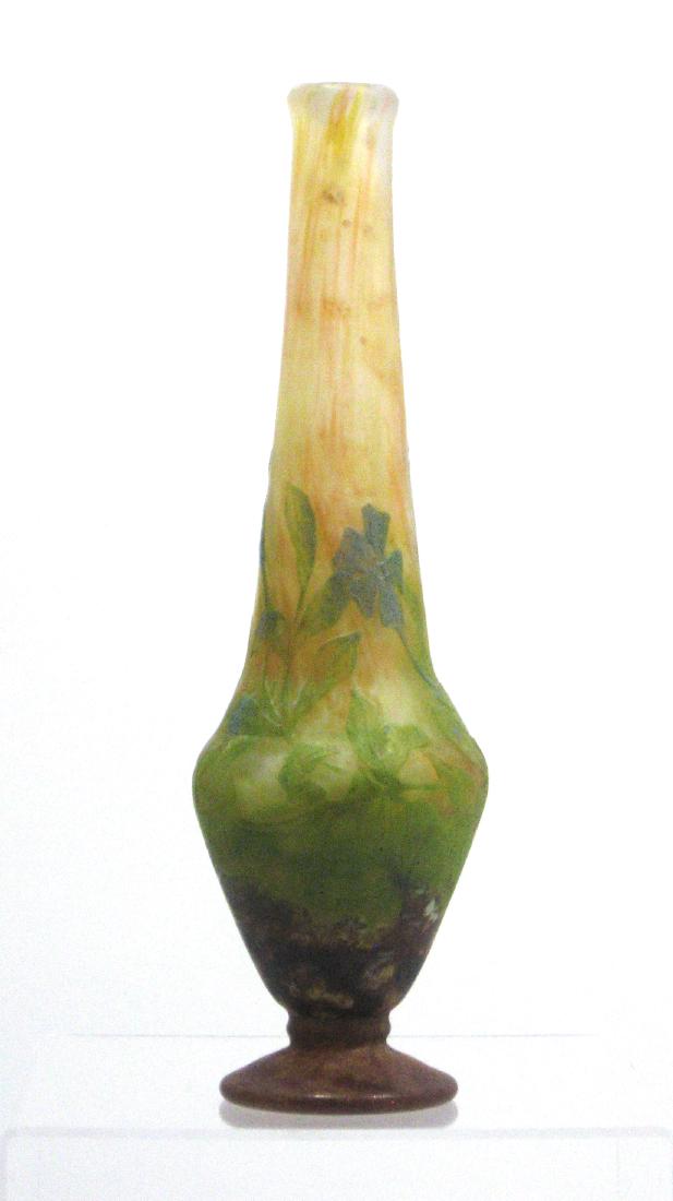 Daum Nancy French cameo glass vase, (1 of 7)